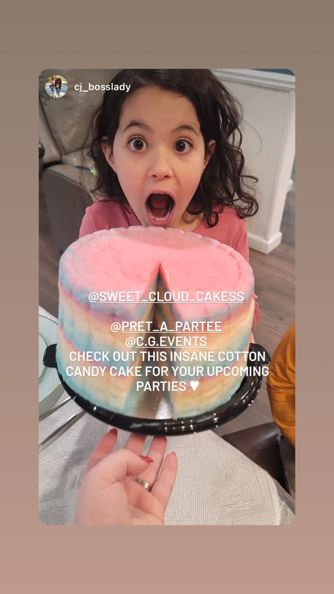 Sweet Clouds Cotton Candy Cakes